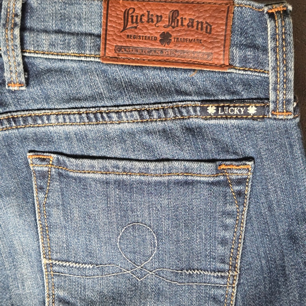 Lucky Brand Sofia Straight Jeans Womens 6/28 *measures 30 Blue NWT Ankle 7WC1015 - Picture 10 of 14